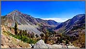 View coming east out of Tioga Pass panorama.