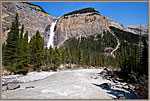 3 Takakkaw Falls And The River