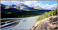 5AthabascaRiverAndMountainsWestOfJasperI