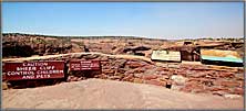 Antelope House Overlook with signage.