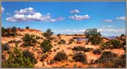 Couple Franed by Mesa Arch