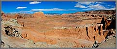 Lower South Desert Overlook Panorama.