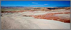 Through the Bentonite Hills.