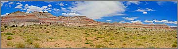 MIles of Minerals in Caineville Badlands.