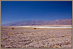 200 feet below sea level on the salt flats