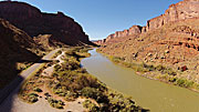 4 Big Bend In Red Canyon From Drone