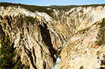 Grand Canyon Of The Yellowstone Lower Falls In Distance