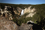 Lower Falls As Seen From Lookout Point