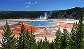 The Grand Prismatic Spring Closer