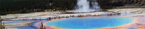 Grand Prismatic Spring Panorama