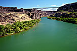 Kayakers Below Perrine Bridge