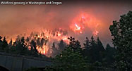 Columbia Gorge A flame