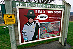 11 Sherars Bridge Sign With Rattlesnake Warning