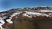 2 Snow Covered Mountains Near Lower Enterprise Lake