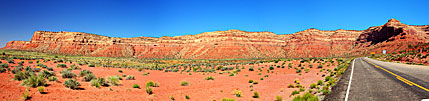 1 Cliffs And Road To Moki Dugway Pano