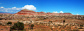 13 Mineral Layers In Mountain Pano