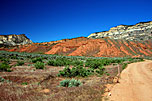 8 Approaching Echo Park Past Red Stone Formation