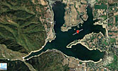 Satellite View Of Pineview Reservoir