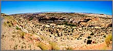 View out over desert from Hogback Road.