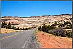 Winding road up to Head Of The Rocks.