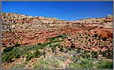 Trail to Calf Creek Falls from Overlook.