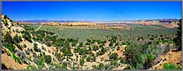 The road to Kadachrome in panorama.