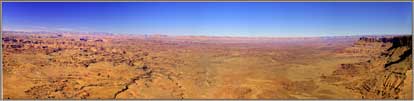 View from the Needles Overlook panorama.