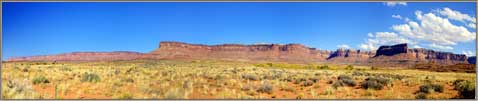 Looking up to Needles and Anticline.