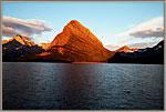 Dawn Mt Grinnell And Swift Current Lake