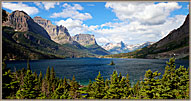 Wild Goose Island And Mountains