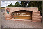 Natural Bridges Sign