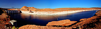 4GlenCanyonDamFromUpstreamPano