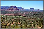 Chapel of the Holy Cross to Bell Rock from the Airport.