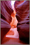 Antelope Canyon-just inside entrance