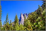 Cathedral Spires above tree again.