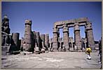 Karnak Columns in Courtyard