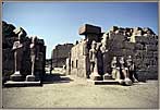 Statues guard the Entrance