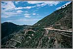 Switchback road on the way to Massawa... scary!!!